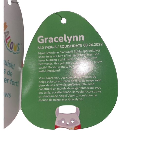 Gracelynn 12 Inch Limited Editition Squishmallow, New With Tags!!! - Picture 5 of 5